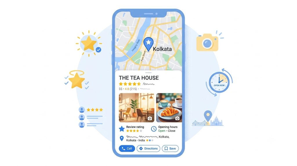 Google Business Profile optimization for a local Kolkata shop
