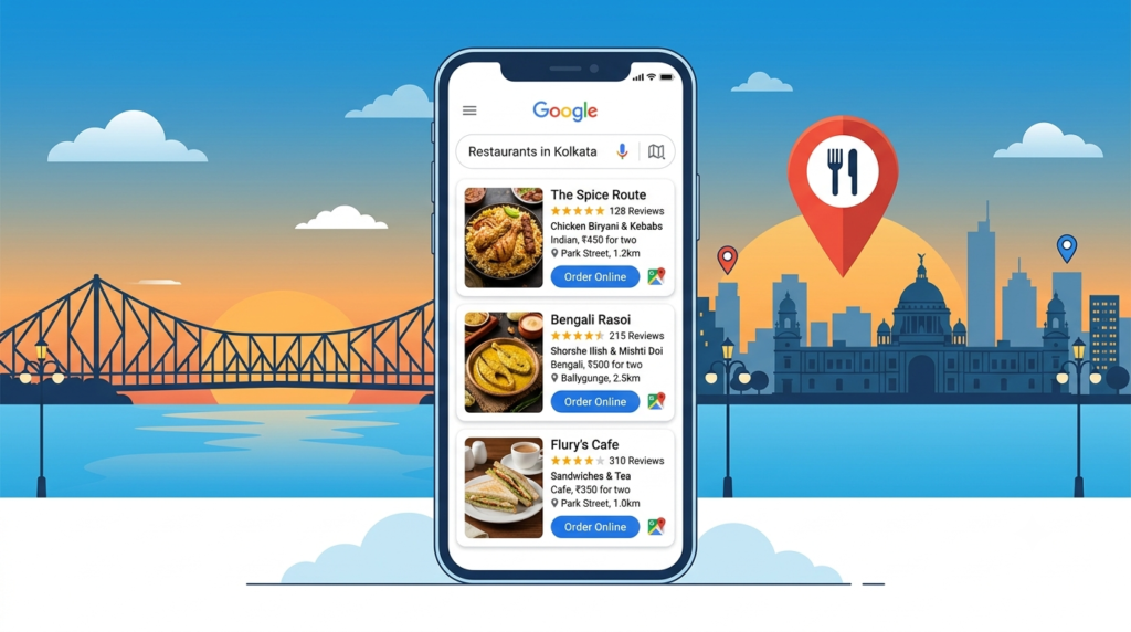 Google Business Profile optimization for restaurants in Kolkata local search